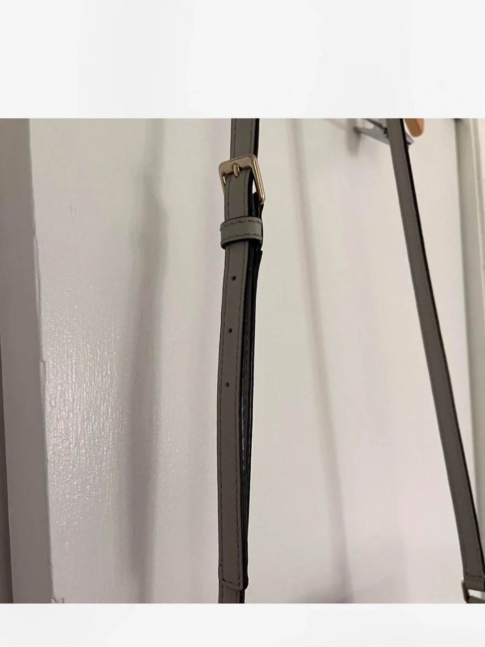 kate spade gray pebble leather crossbody bag